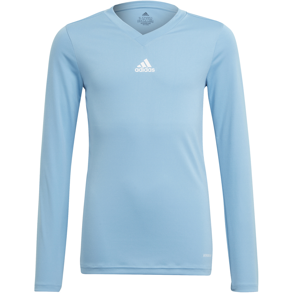 Adidas Kinder Langarm Base Shirt Team blau