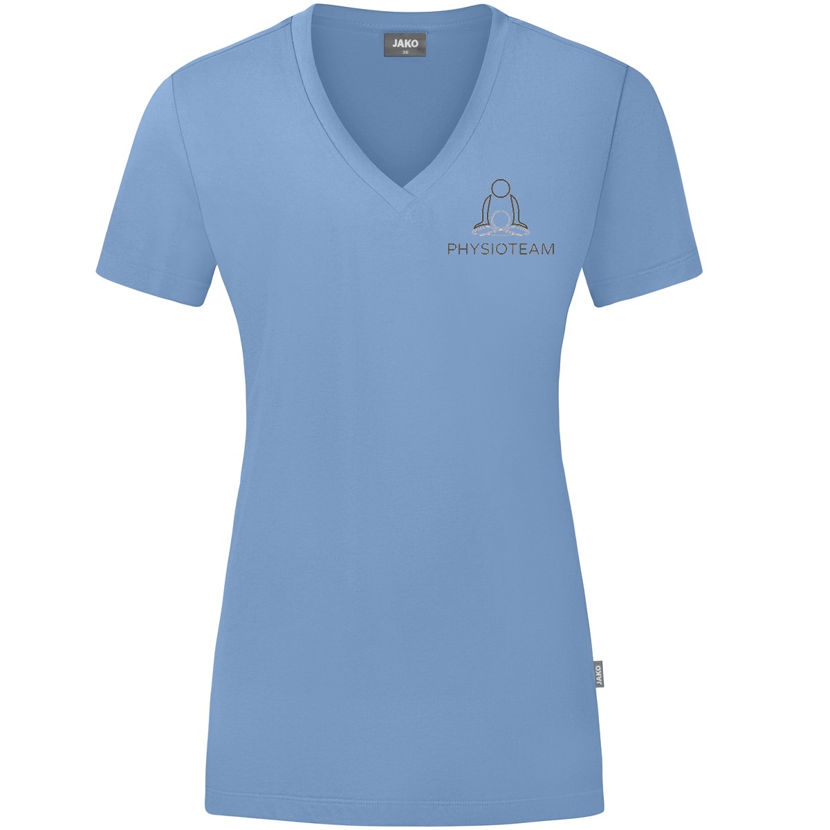 Workwear Physio Jako Damen T-Shirt Organic hellblau