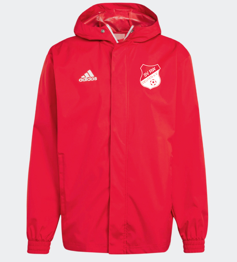 Rot-Weiß Deuten Regenjacke Entrada 22 rot