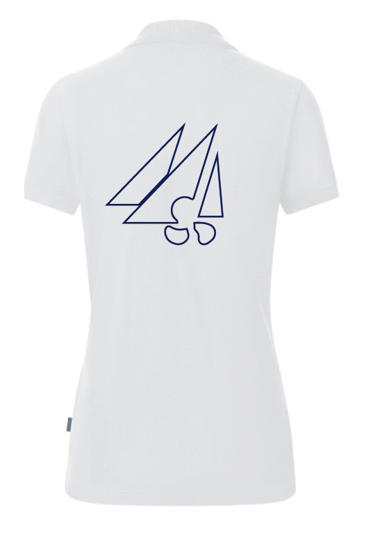 Borkener Segelclub Damen Polo Organic weiß