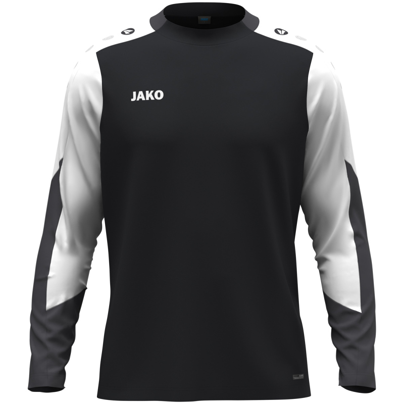 Jako Kinder Longsleeve Dynamic schwarz-weiß-anthrazit