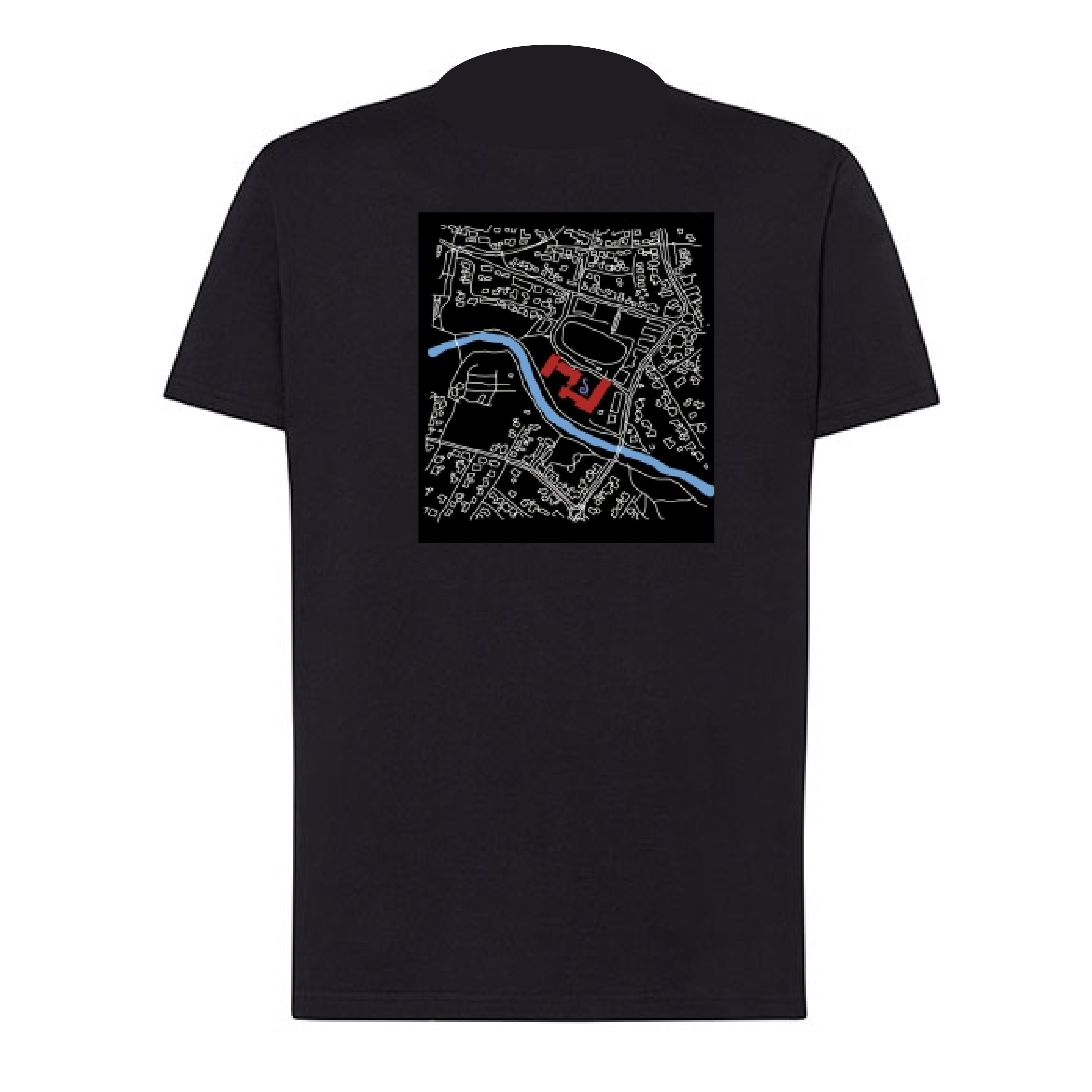 Sekundarschule Vreden Herren Regular Premium T-Shirt Schwarz Berkel Logo