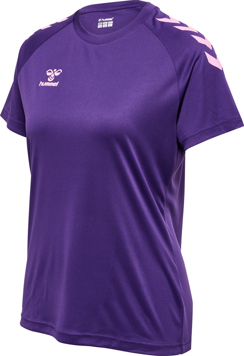 Hummel Hmlcore XK Core Poly Tee  S/S Woman acai