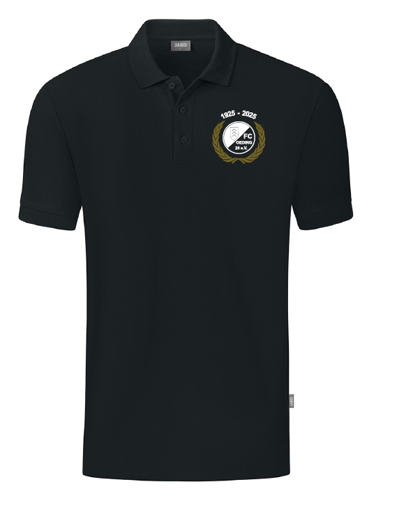 FC Oeding Polo Jako Organic schwarz Jubiläumskollektion