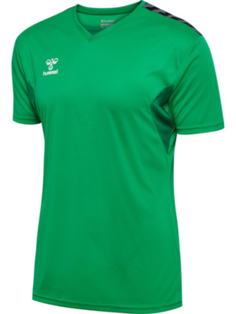 Hummel Hmlauthentic 24 PL Herren Jersey S/S grün
