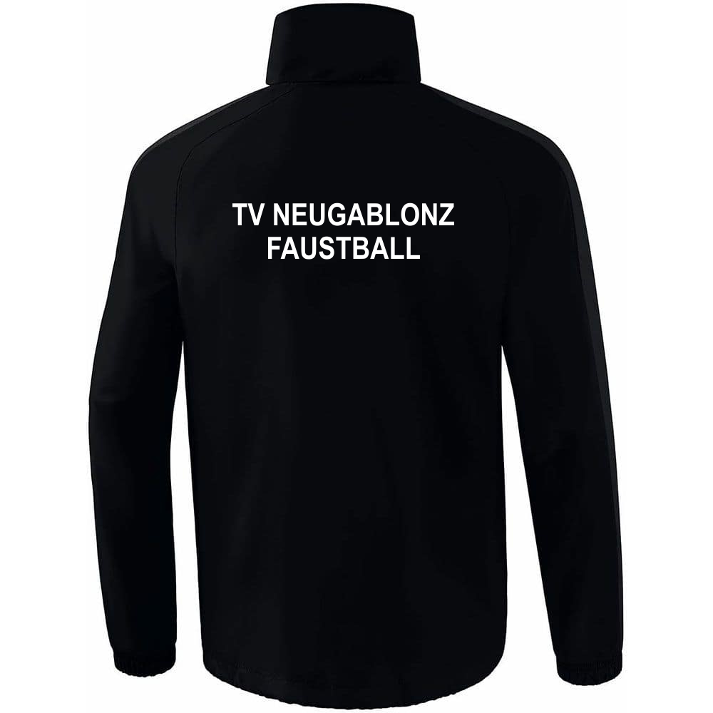 TV Neugablonz Erima Kinder Team Allwetterjacke schwarz-weiß