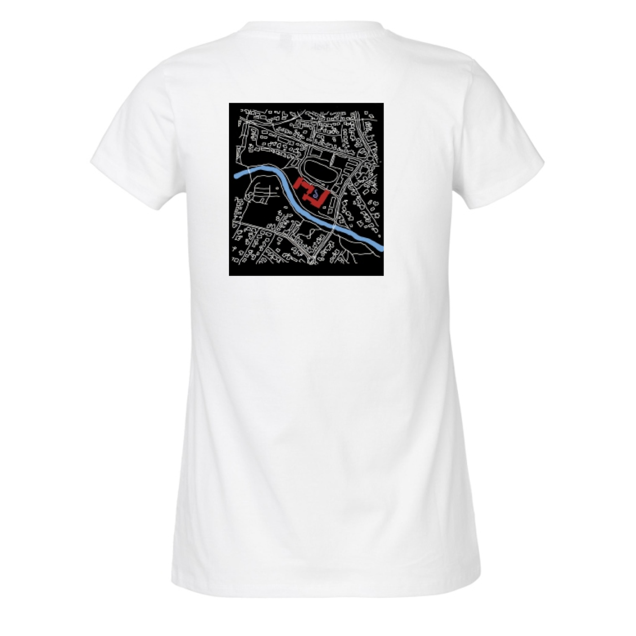 Sekundarschule Vreden Damen Regular Premium T-Shirt Weiß Berkel Logo