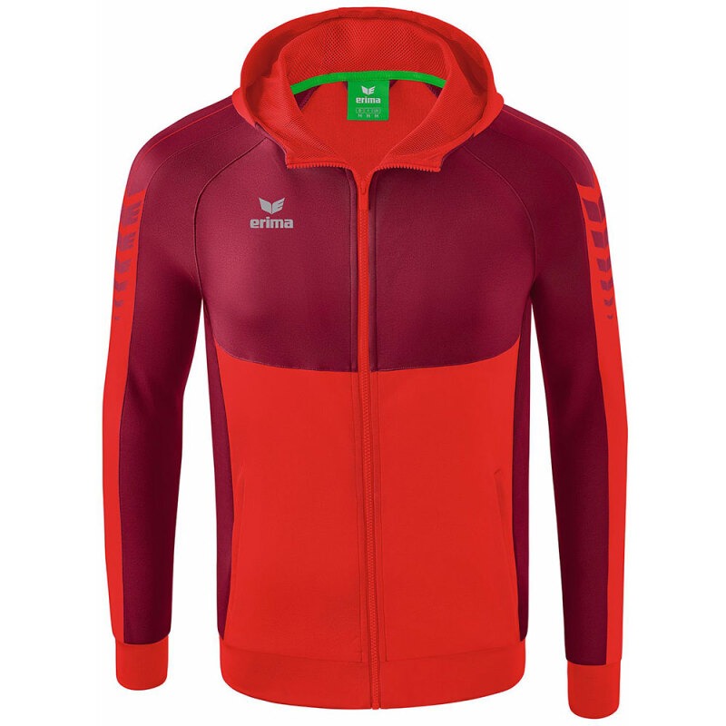 Erima Kinder Trainingsjacke mit Kapuze Six Wings rot
