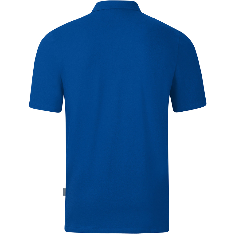 Jako Herren Polo Organic Stretch blau