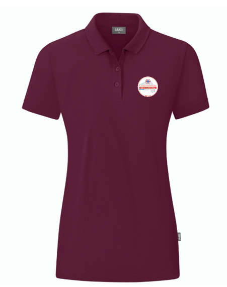 FC Bayern Fanclub Hohenholte Polo Organic Damen maroon