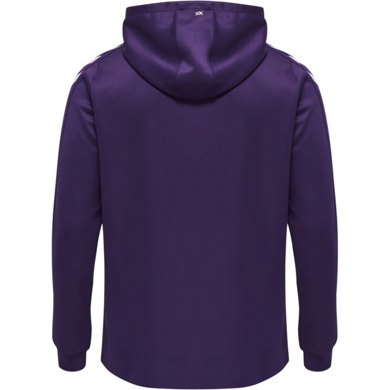 Hummel Hmlcore XK Poly Zip Hood Sweat acai/white