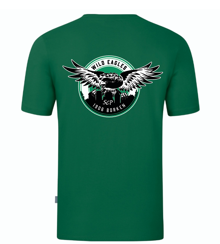 Wild Eagles Borken T-Shirt Organic grün