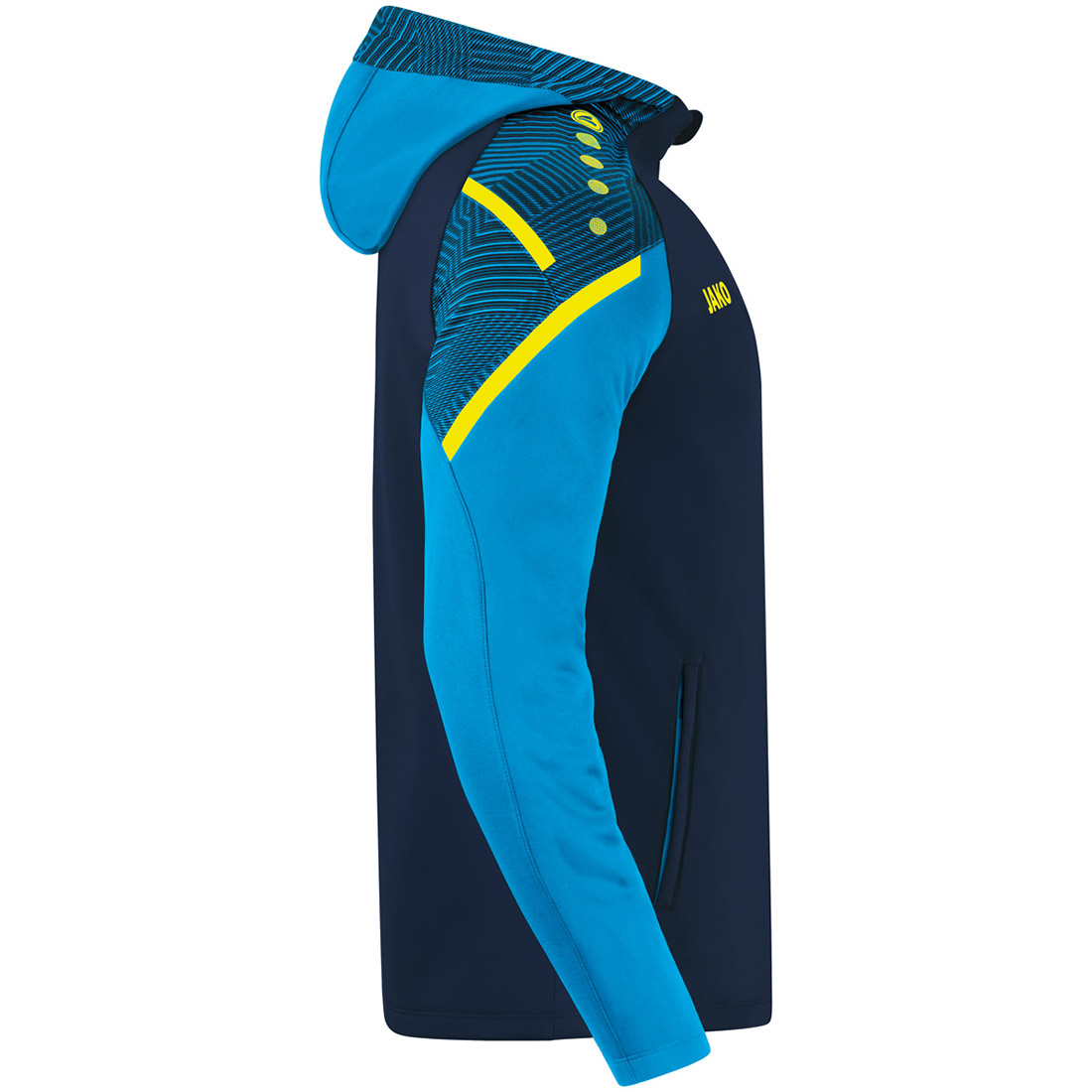 Jako Kinder Kapuzenjacke Performance blau