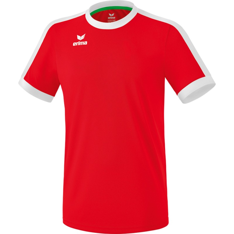 Erima Kinder Kurzarm Trikot Retro Star rot-weiß