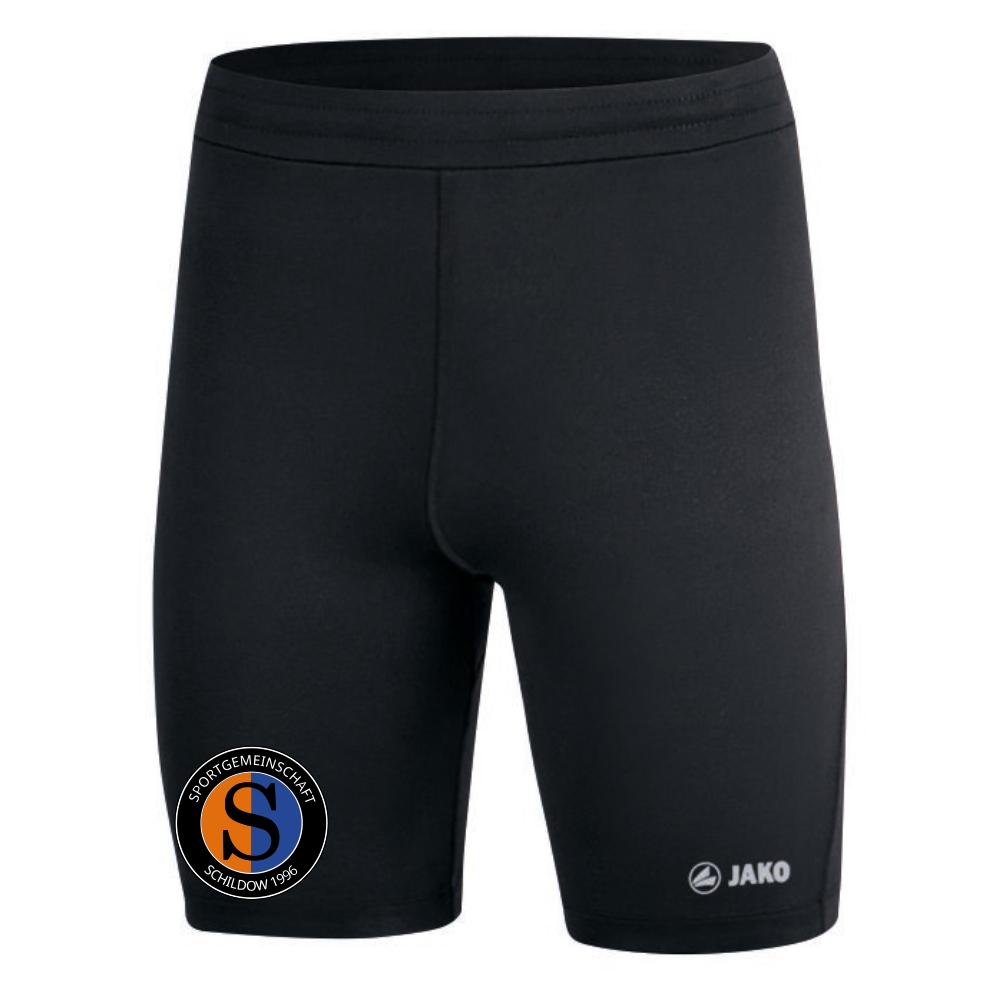 SG Schildow Short Tight Run 2.0 schwarz-weiß