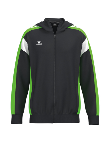 Erima CELEBRATE 125 Trainingsjacke mit Kapuze Herren schwarz/green gecko