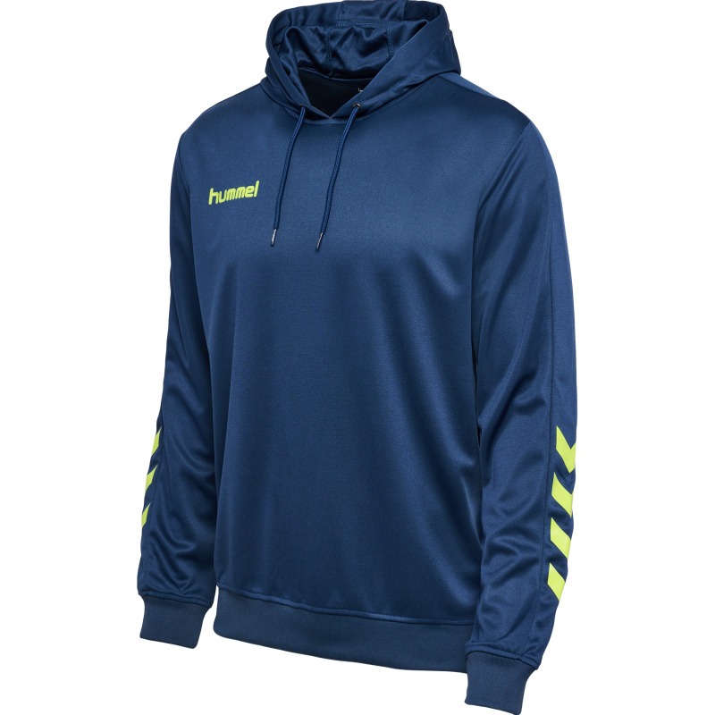Hummel Hmlpromo Poly Hoodie dark denim/lime punch