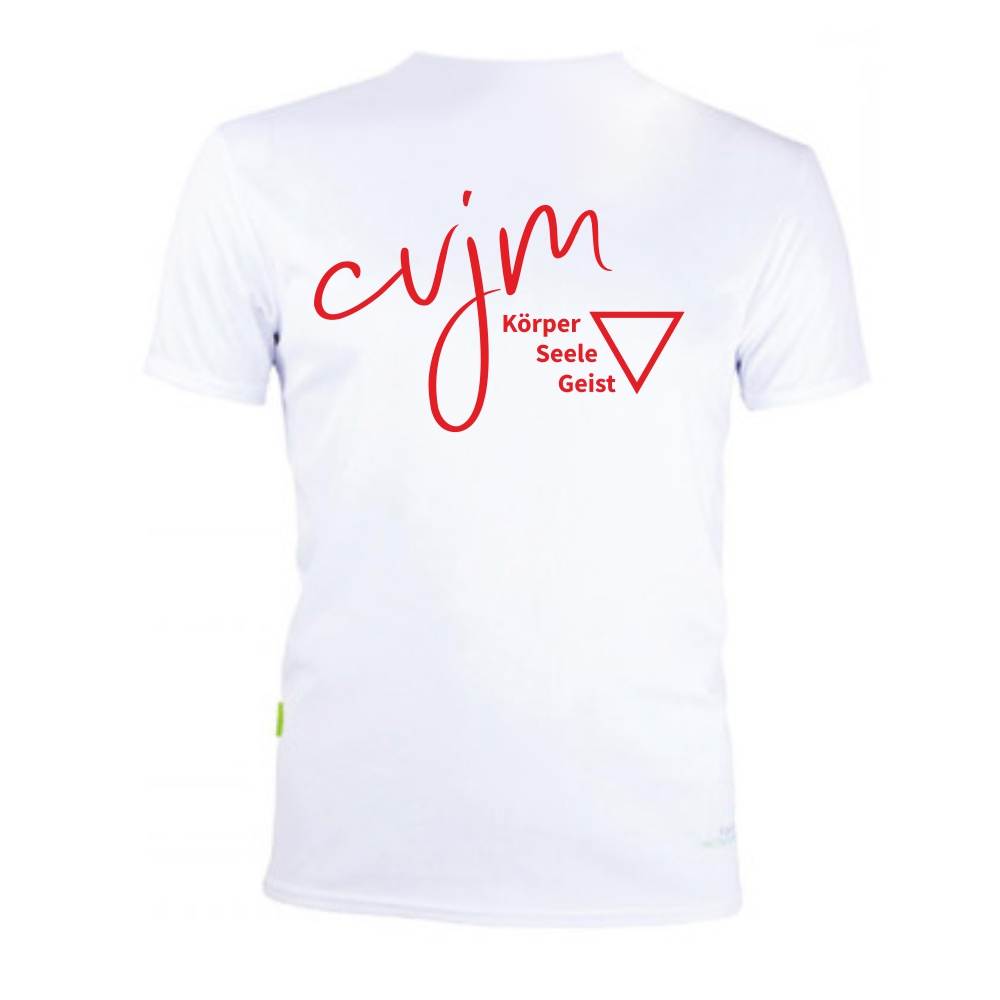 CVJM Herren Evolution Tech Tee wei