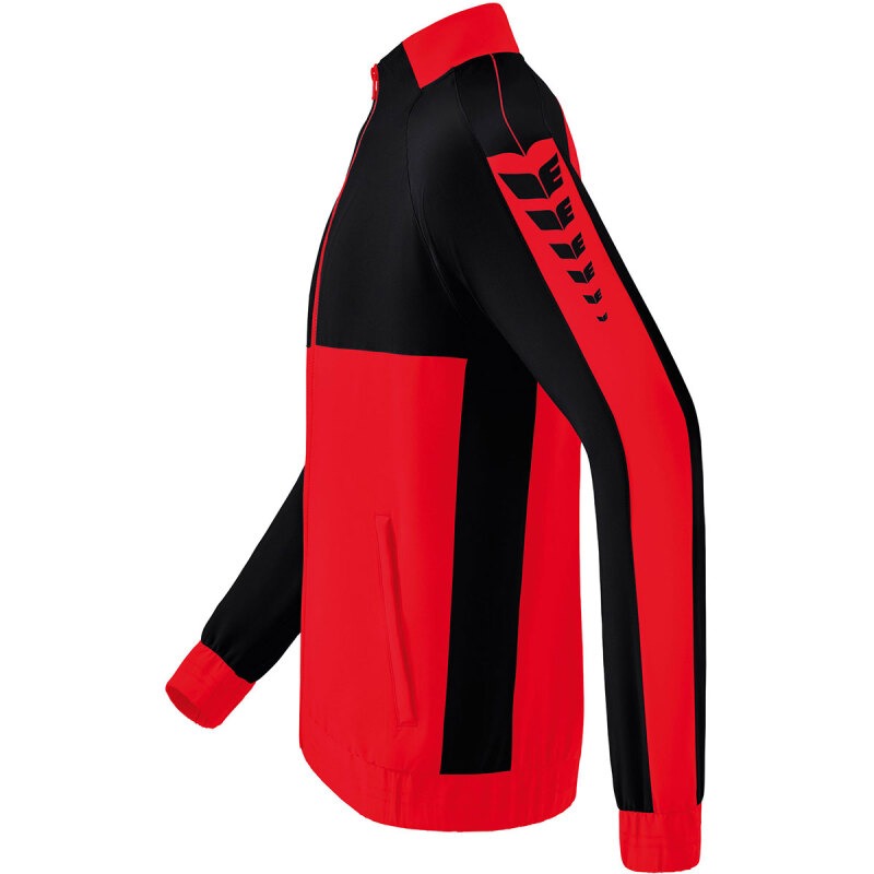 Erima Herren Präsentationsjacke Six Wings rot-schwarz