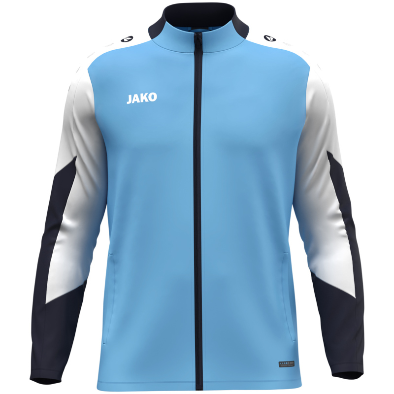 Jako Polyesterjacke Dynamic skyblue-weiß-marine