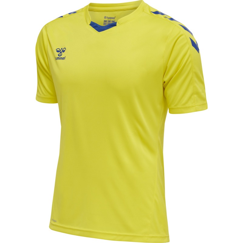 Hummel Hmlcore XK Poly Jersey S/S blazing yellow/true blue
