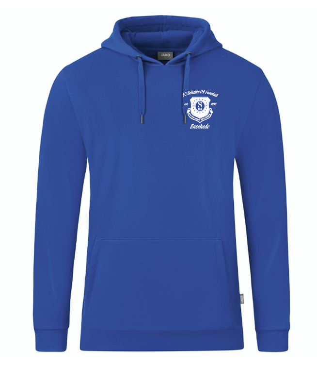 Blau Weiß Enschede Hoodie Organic blauw