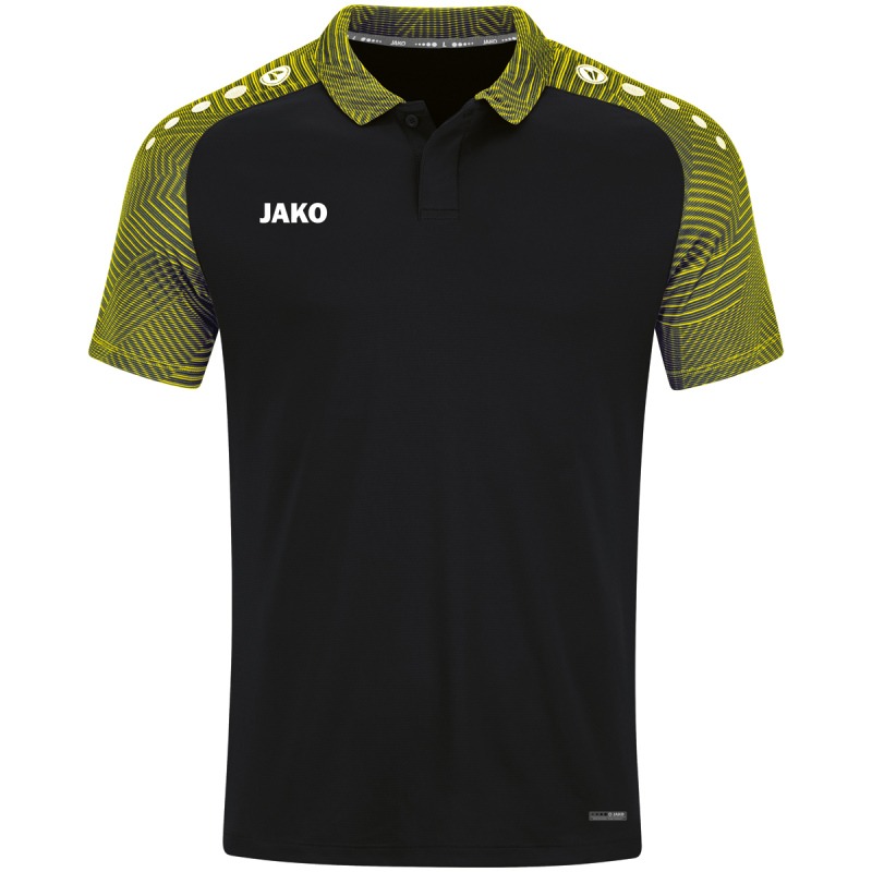 Jako Kinder Polo Performance schwarz/soft yellow