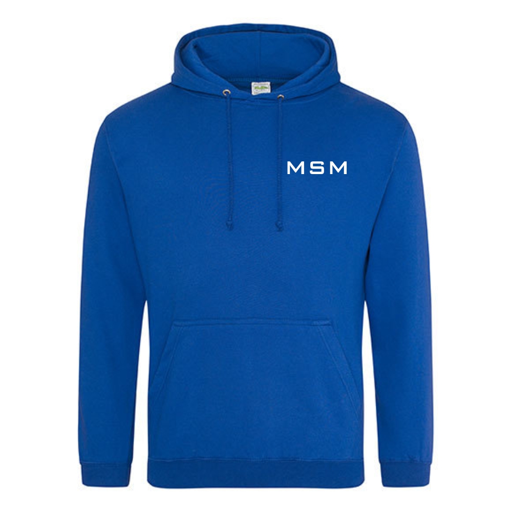 MSM Hoodie royalblau