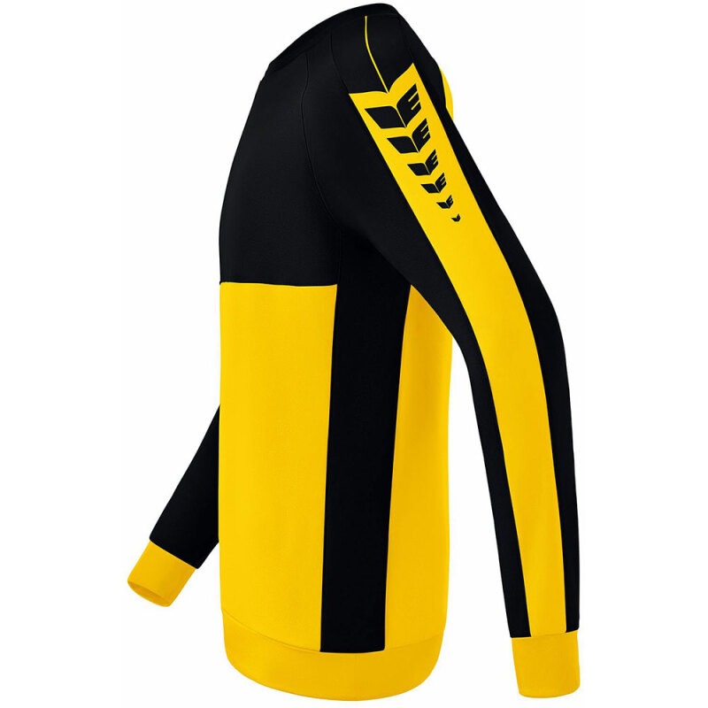 Erima Sweatshirt Six Wings gelb-schwarz