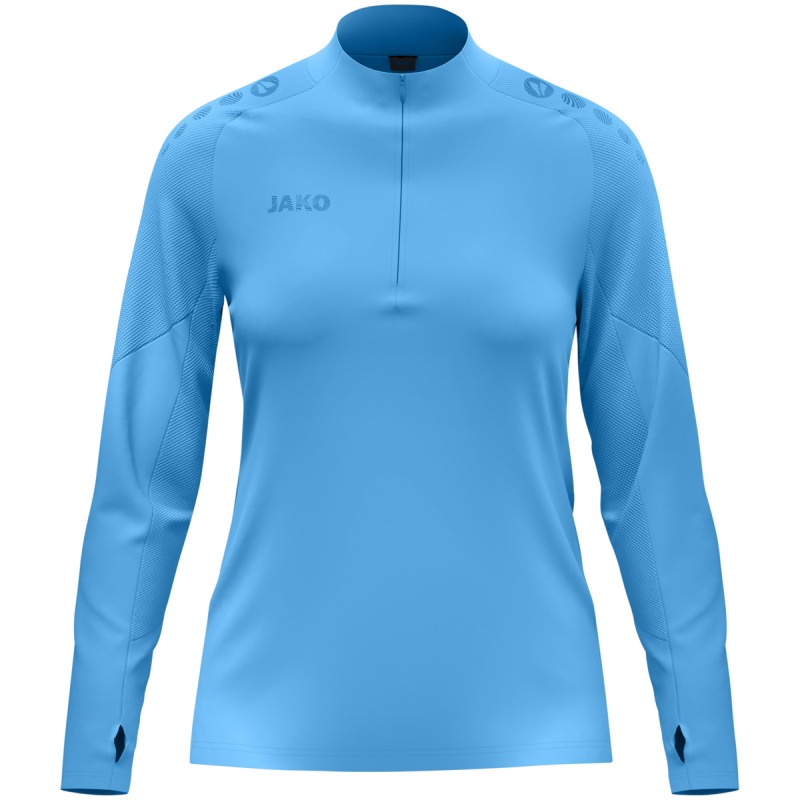 Jako Damen Ziptop Light Flow Damen skyblue