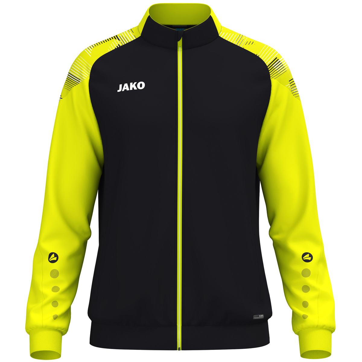 Jako Polyesterjacke Sonic schwarz/neongelb