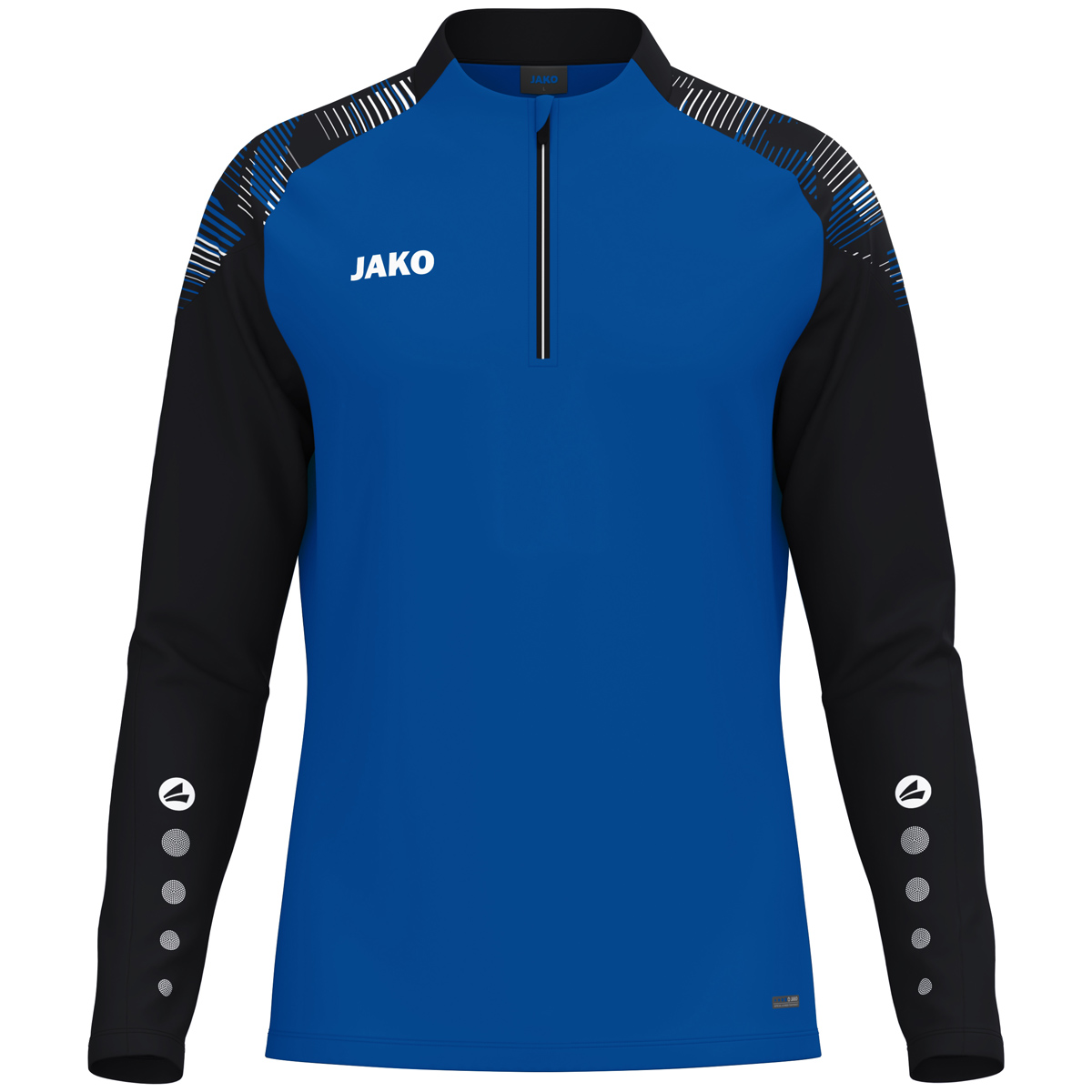Jako Ziptop Sonic royal/schwarz