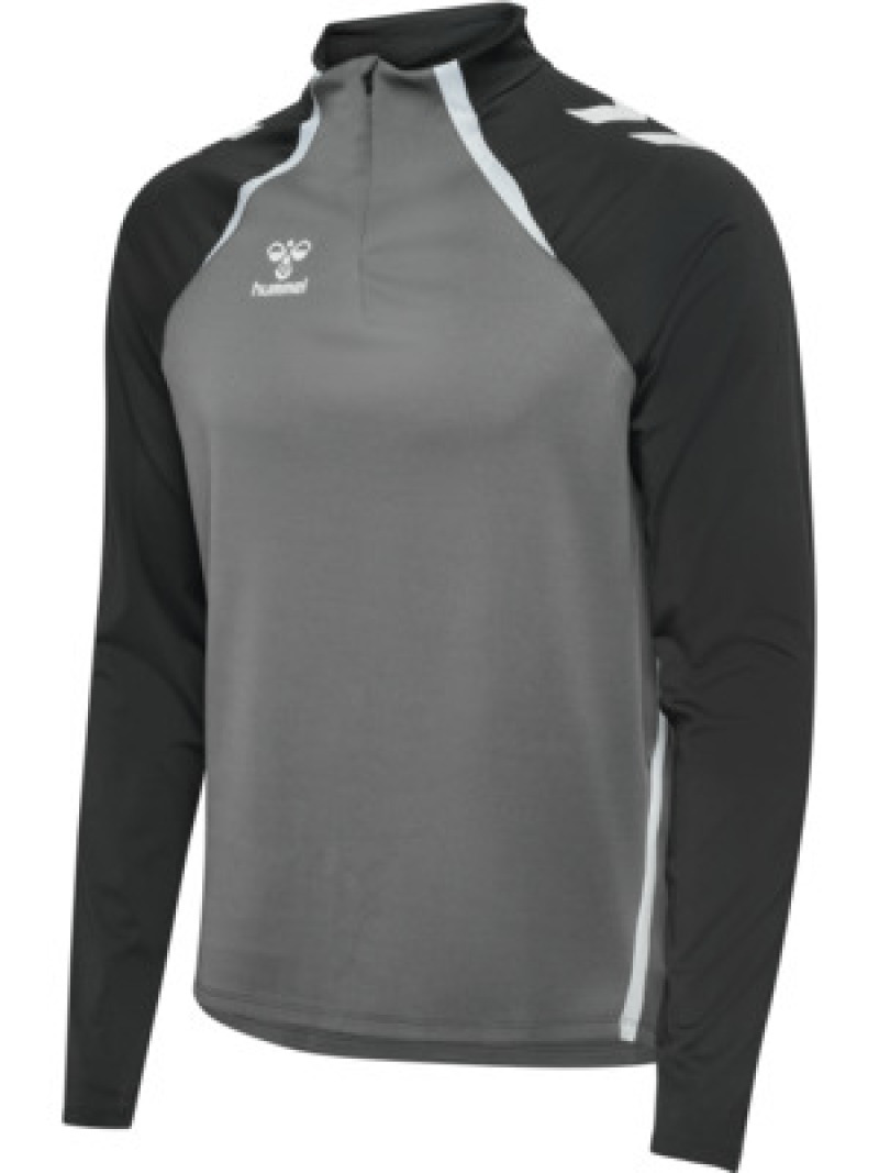 Hummel hmlLEAD 2.0 HALF ZIP steel gray/asphalt