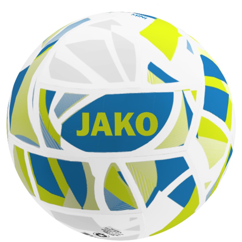 Jako Miniball Iconic weiß-jako blau-neongelb