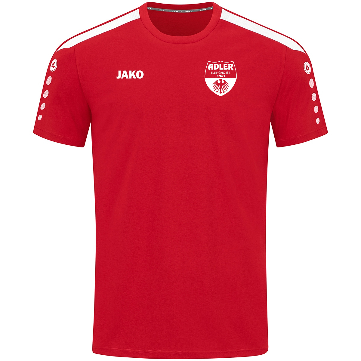 Adler Ellinghorst Kinder T-Shirt Power rot-weiß