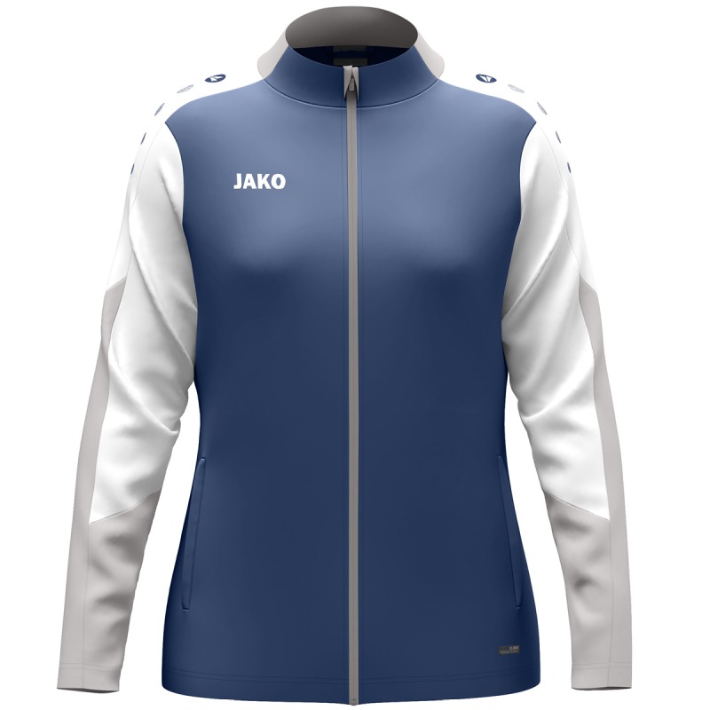 Jako Damen Polyesterjacke Dynamic Damen nachtblau-weiß-hellgrau