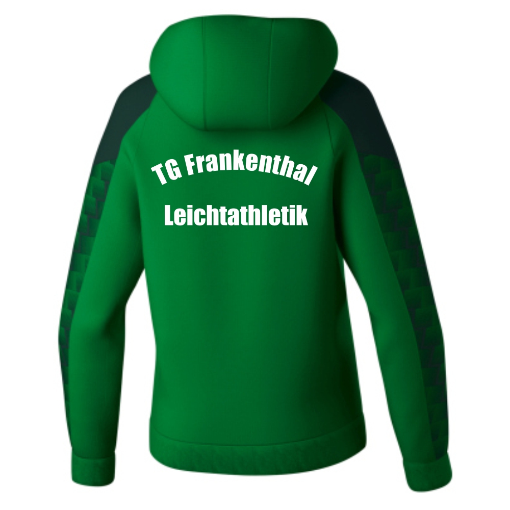 TG Frankenthal EVO STAR Kapuzensweat Damen smaragd pine grove