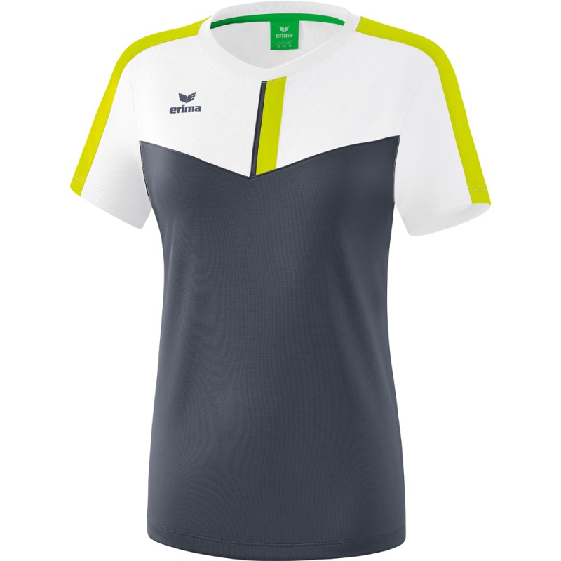 Erima Damen T-Shirt Squad weiß-grau-grün