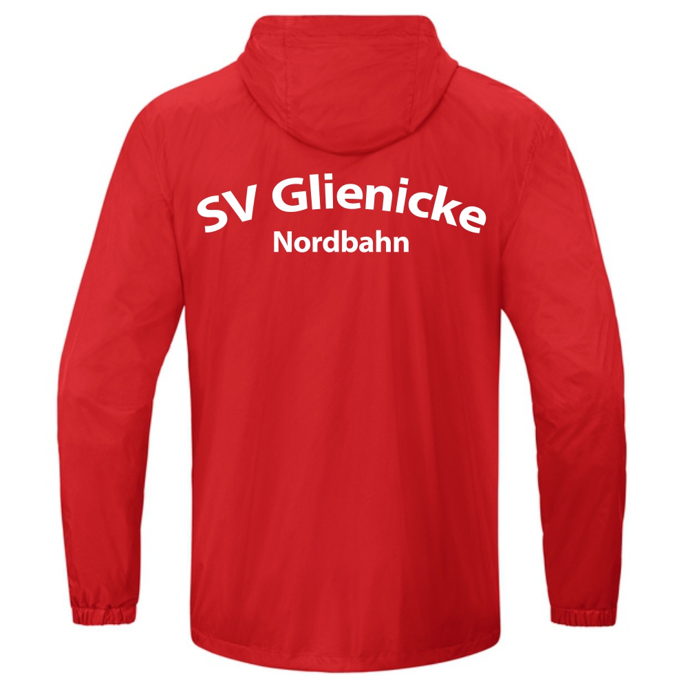 SV Glienicke Jako Kinder Allwetterjacke Team 2.0 rot