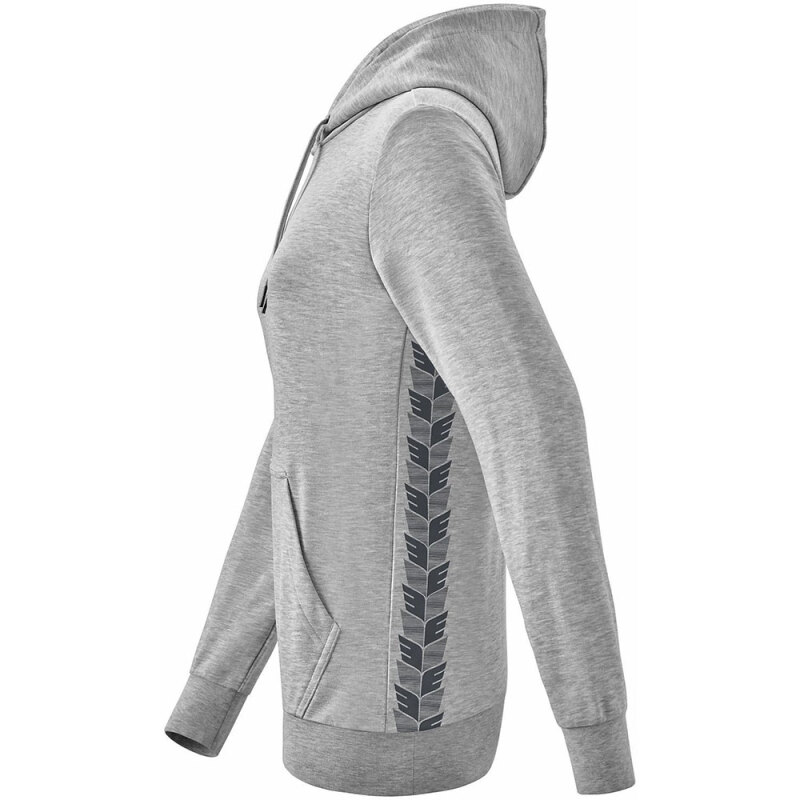 Erima Damen Kapuzensweat Essential Team grau