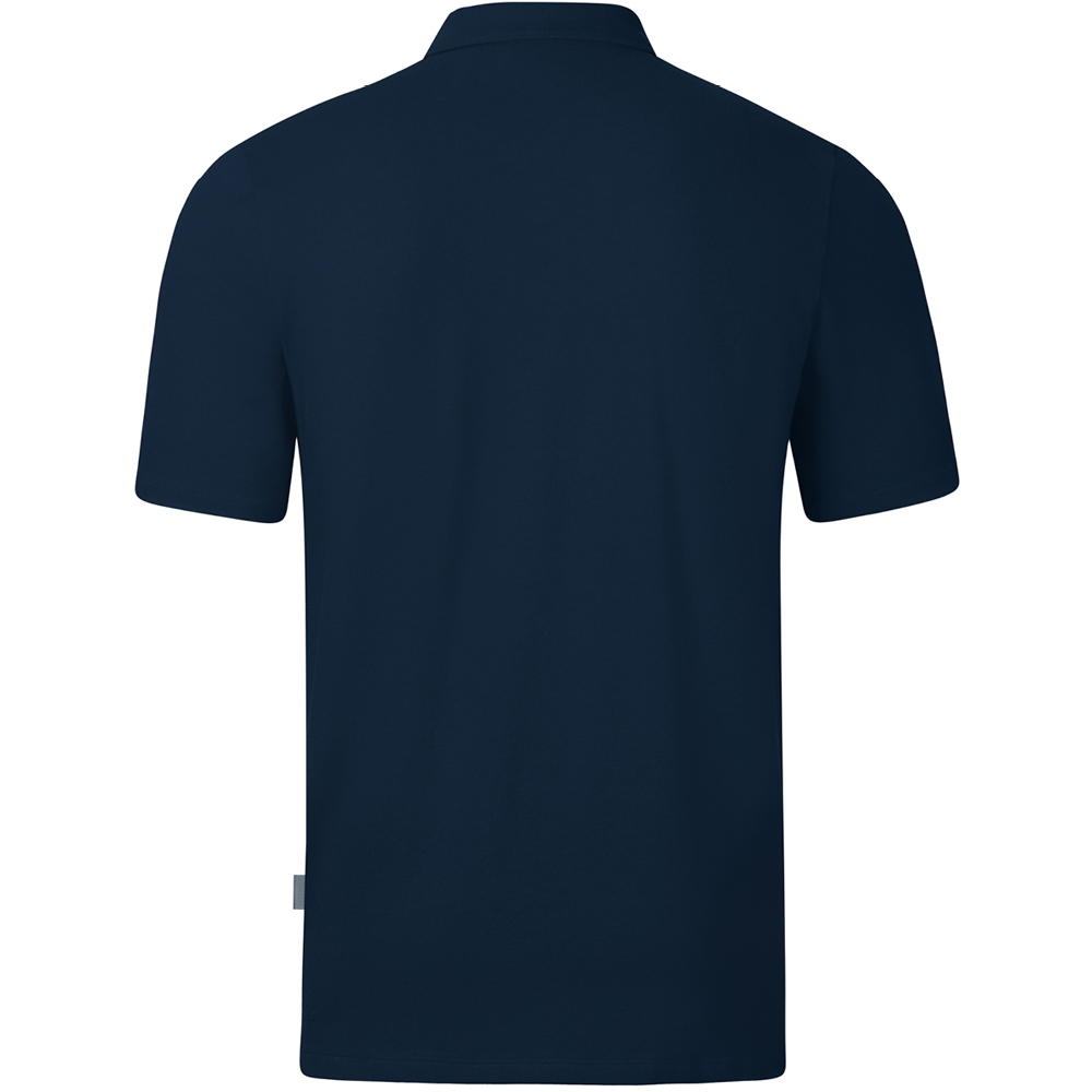 Jako Herren Polo Organic Stretch blau