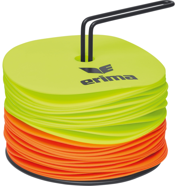 Erima Markierungsscheiben 24er Set neon gelb