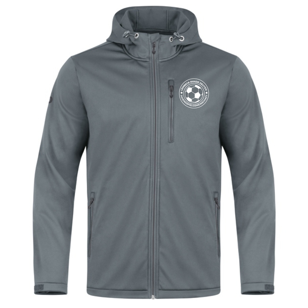 JSG Lembeck Rhade Deuten Kinder Softshelljacke Premium steingrau