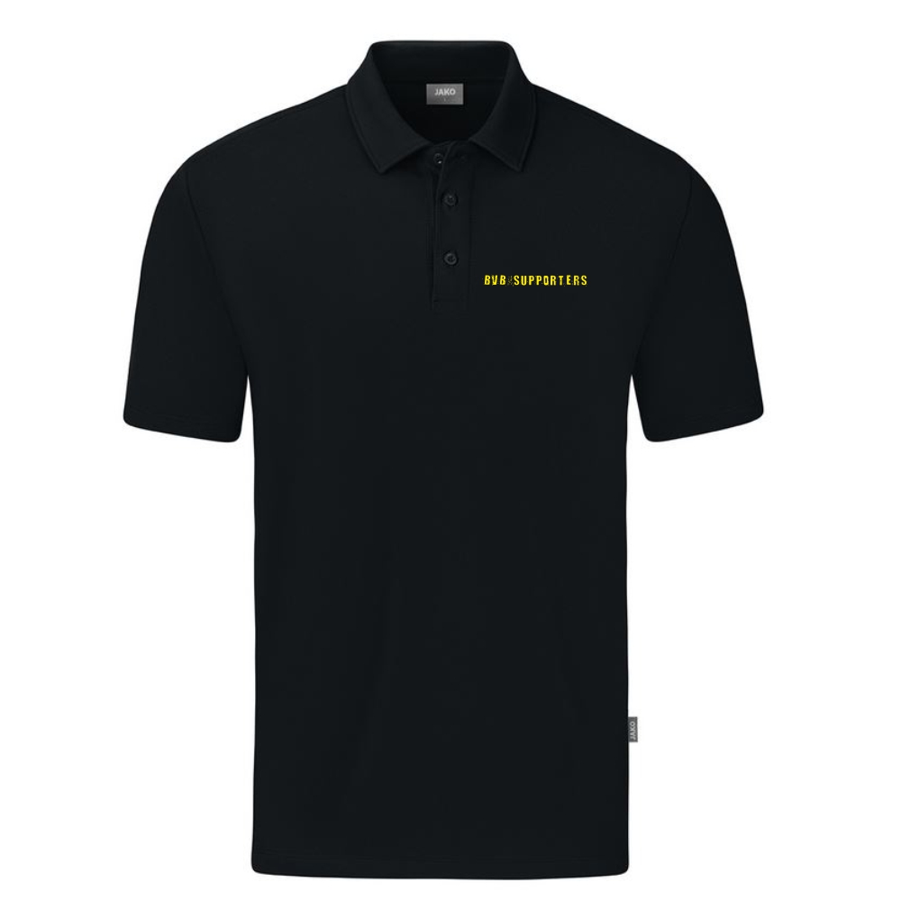 BVB Supporters Damen Polo Organic Stretch schwarz