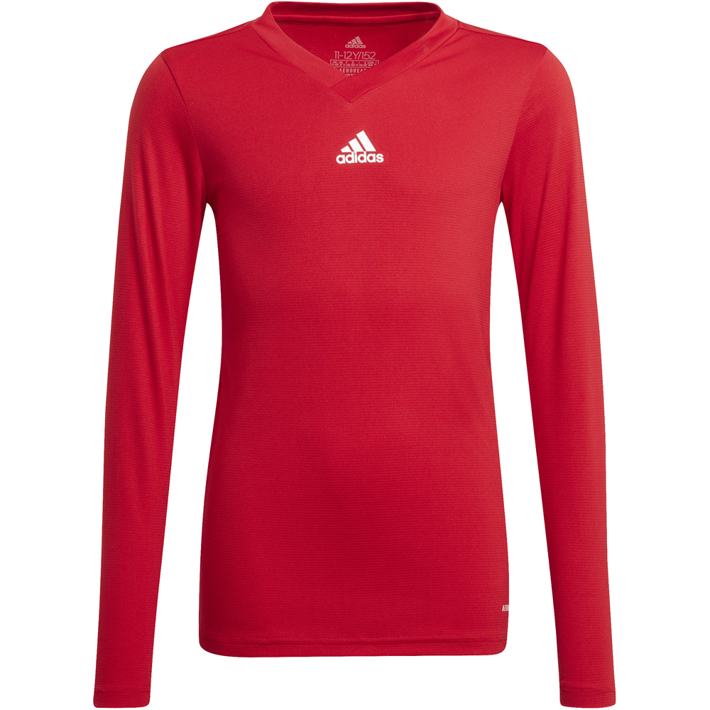 Adidas Kinder Langarm Base Shirt Team rot