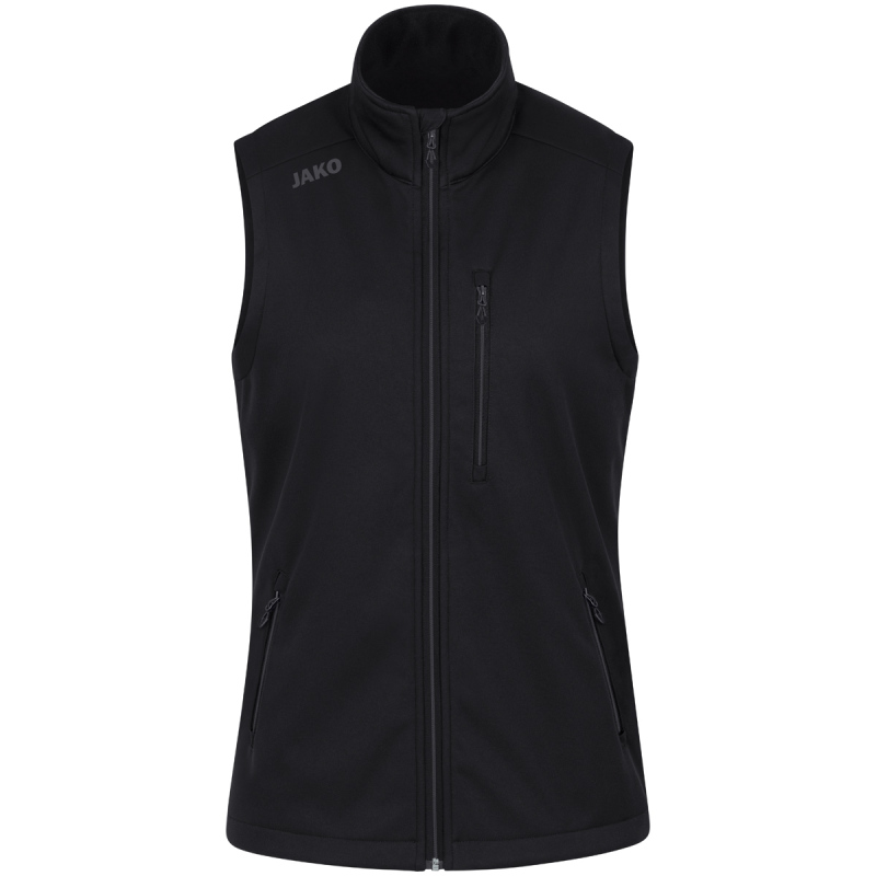Jako Damen Softshellweste Premium schwarz
