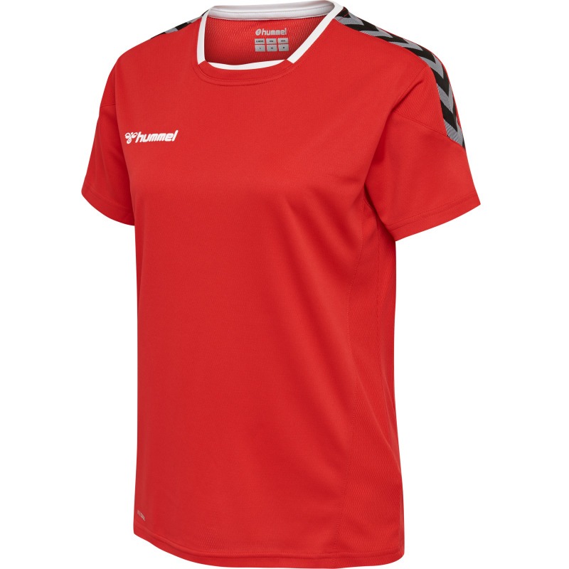 Hummel Hmlauthentic 24 Poly Jersey Woman S/S true red