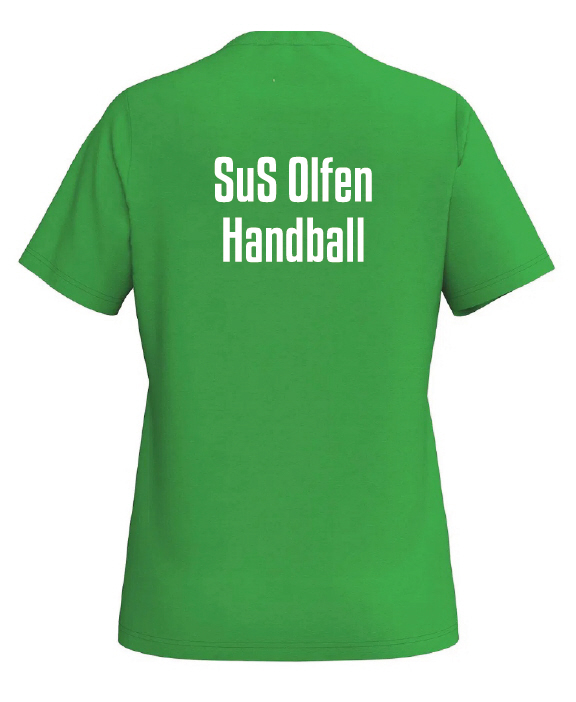 SuS Olfen Handball T-Shirt Baumwolle grün Damen