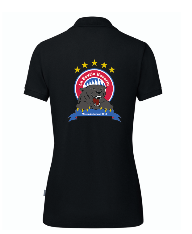 La Bestia Bavaria Polo Organic schwarz