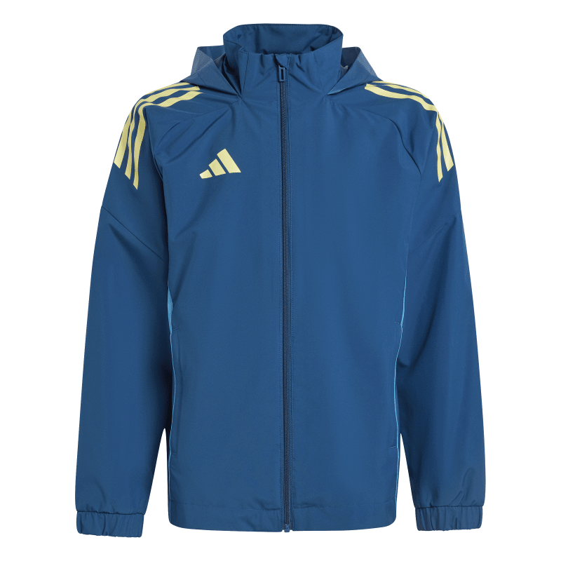 Adidas Kinder Allwetterjacke Tiro 25 Competition legend marine